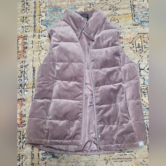 Women's Quilted Vest in Purple - Picture 1 of 6